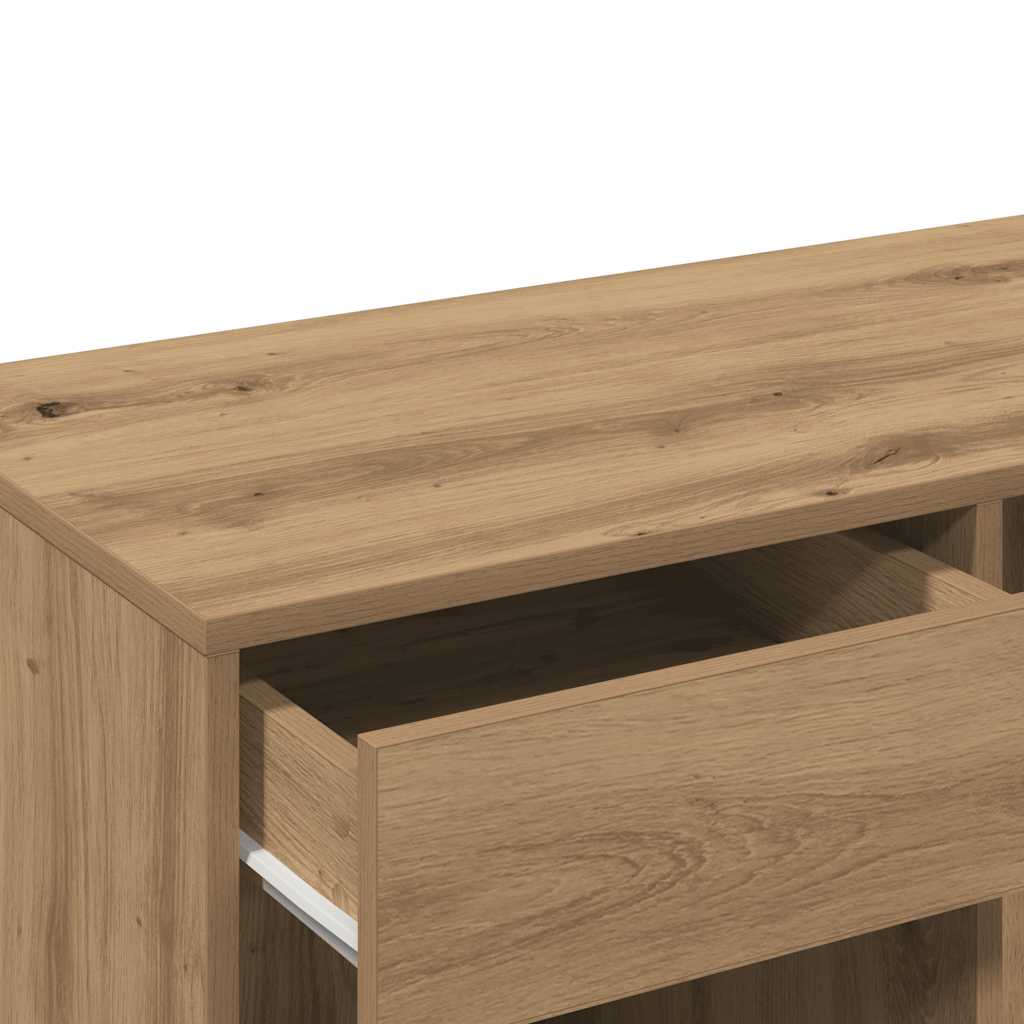 Cosmetic Cabinet Artisan Oak 80x40x75 cm Engineered Wood